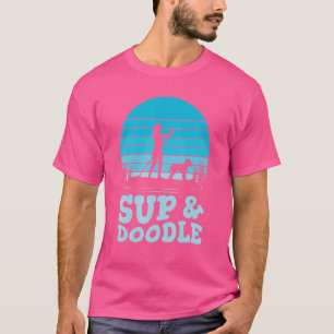 Camiseta Perro de paddleboarding Sup & Doodle