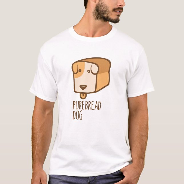 Camiseta Perro de pan puro (Anverso)