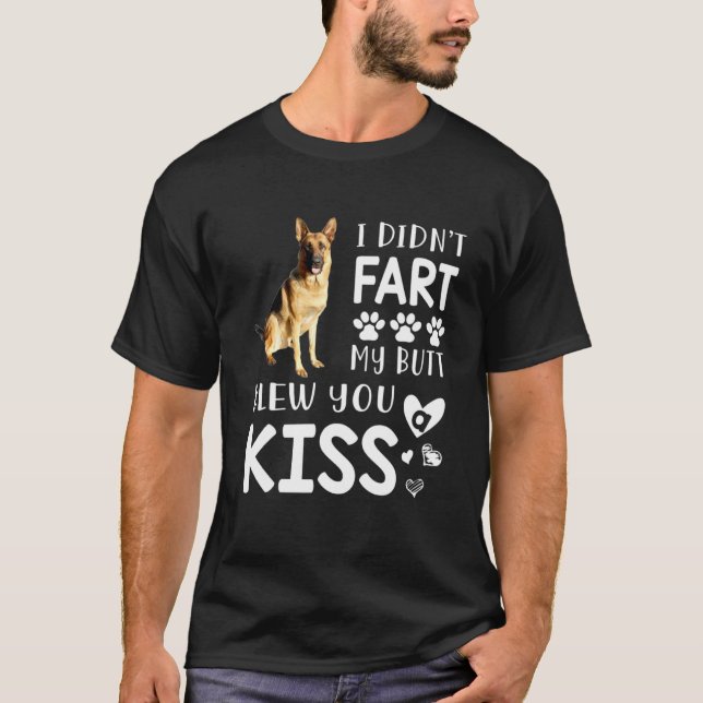 Camiseta Perro de papá de la pastora alemana (Anverso)