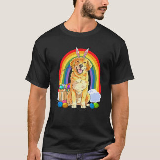 Camiseta Perro de Pascua de Conejo Huevos de Pascua Retriev