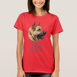 Camiseta Perro de pastor alemán Alsatian