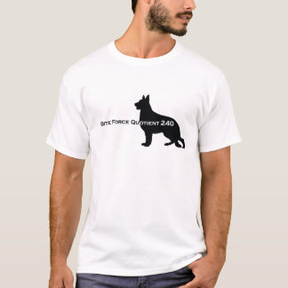 Camiseta Perro de pastor alemán - cociente 240 de la fuerza