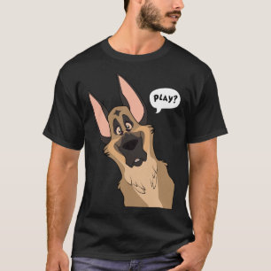Camiseta Perro de pastor alemán desgarrador