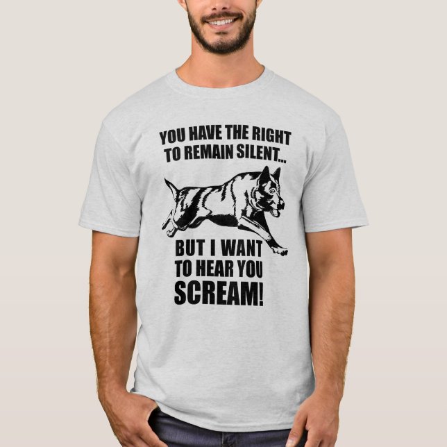 Camiseta Perro de pastor alemán - GSD (Anverso)