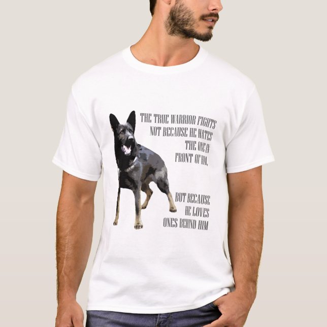 Camiseta Perro de pastor alemán - GSD (Anverso)
