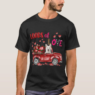 Camiseta Perro de pastor blanco alemán lindo Manejando Cami