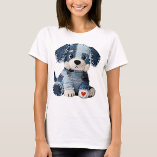 Camiseta Perro de patchwork