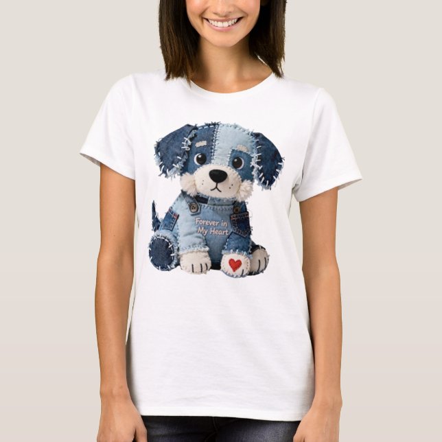Camiseta Perro de patchwork (Anverso)