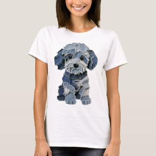 Camiseta Perro de Patchwork