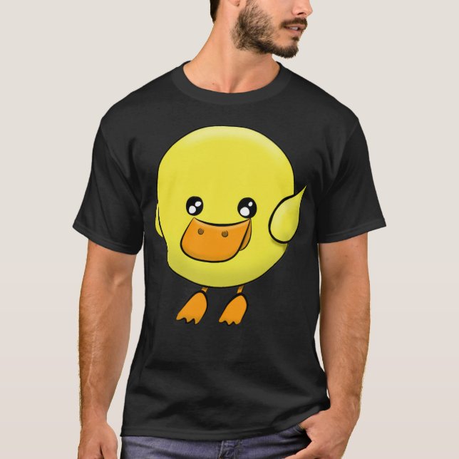 Camiseta Perro de pato imprimir una mujer no puede (Anverso)