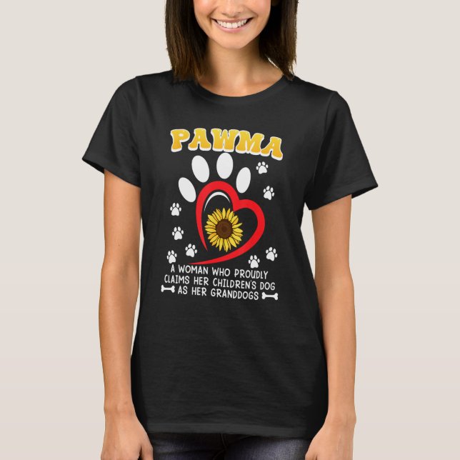 Camiseta Perro de PAWMA Abuela Perro Amor Perro Dueño Doggi (Anverso)