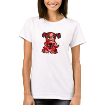 Perro de perrito rojo lindo del arte del pixel