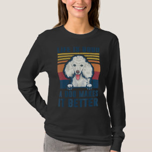 Camiseta Perro de perro caniche papá mamá hombres mujeres