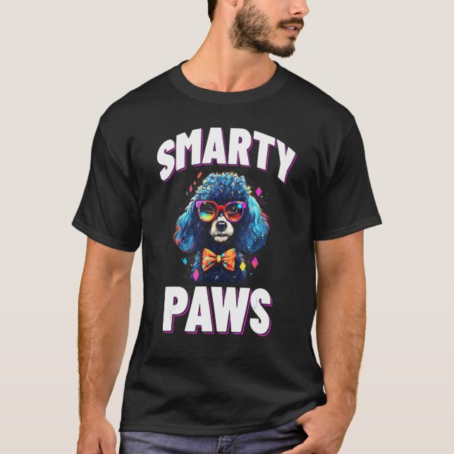 Camiseta Perro de perro de cangrejo con patas inteligentes  (Anverso)
