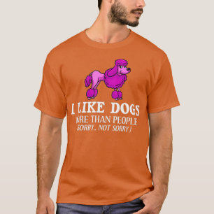 Camiseta Perro de perro de caniche normal cachorros dueño d