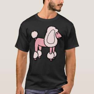 Camiseta Perro de perro de perro de caramelo rosado Mascota