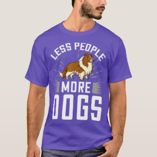 Camiseta Perro de perro de Sheepdog de Shetland Cachorros D