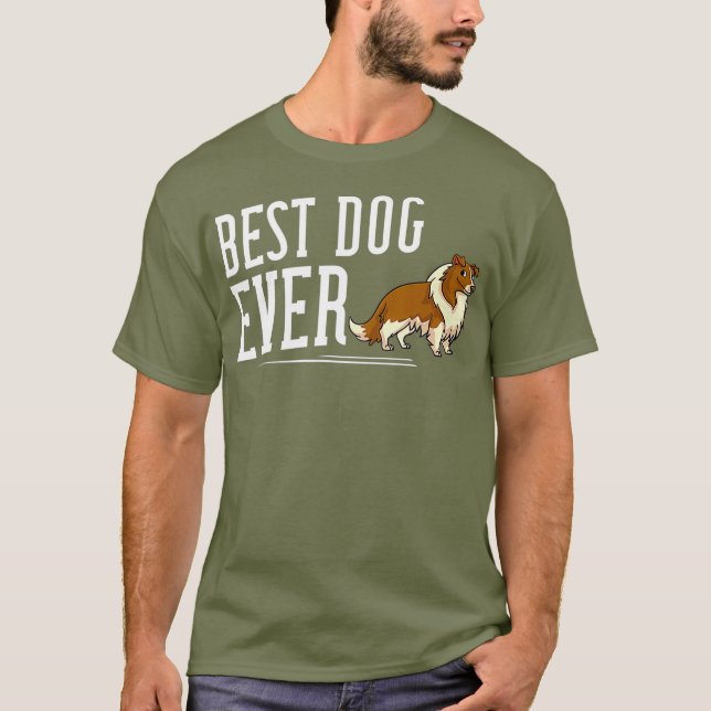Camiseta Perro de perro de Sheepdog de Shetland Cachorros D (Anverso)