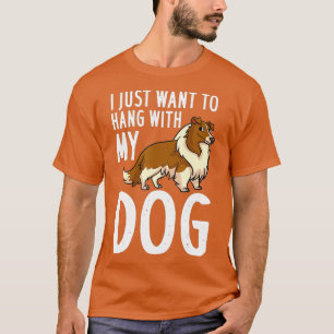 Camiseta Perro de perro de Sheepdog de Shetland Cachorros D