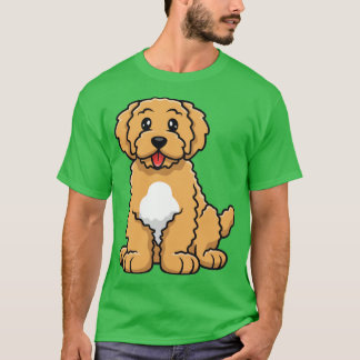 Camiseta Perro de perro dorado
