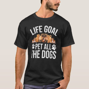 Camiseta Perro de perro Refugio de vida Mascota de perros p