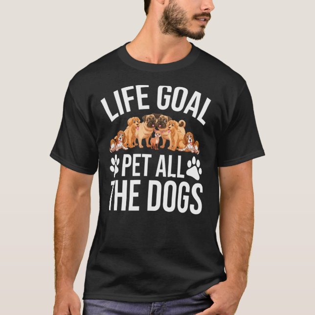 Camiseta Perro de perro Refugio de vida Mascota de perros p (Anverso)