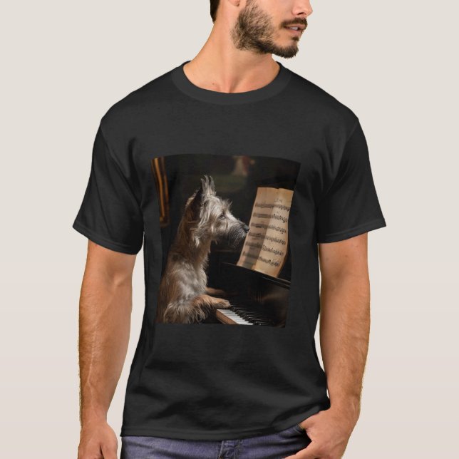 Camiseta Perro de piano Berger Picard (Anverso)
