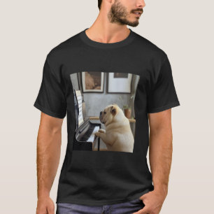 Camiseta Perro de piano Shar Pei