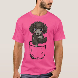 Camiseta Perro de picadura de caniche de bolsillo