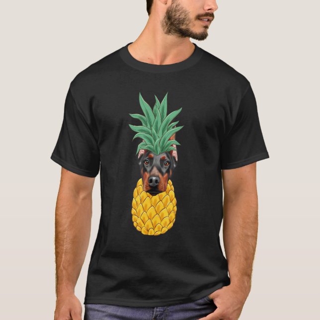 Camiseta Perro de Piña Doberman Pinscher (Anverso)