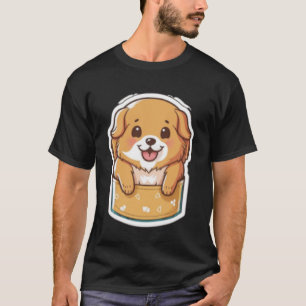 Camiseta Perro de Pocket Dog Golden Recuperever en tu bolsi