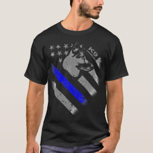 Camiseta perro de policía controlador k9
