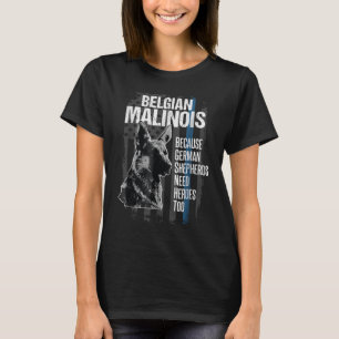 Camiseta Perro de policía Malinois