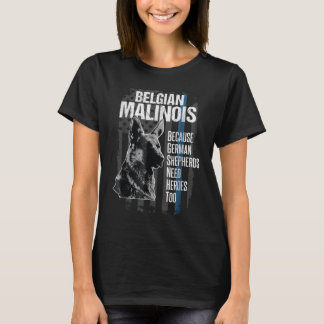 Camiseta Perro de policía Malinois