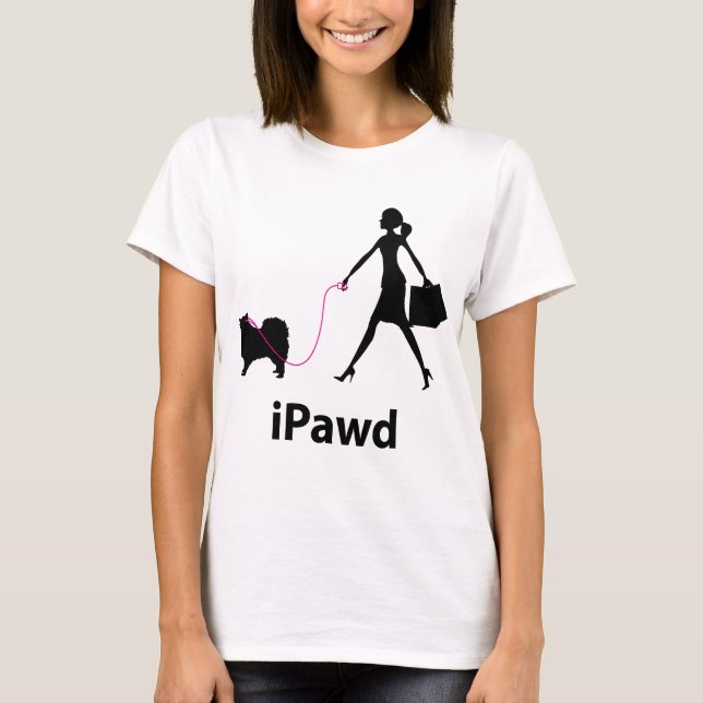 Camiseta Perro de Pomerania japonés (Anverso)