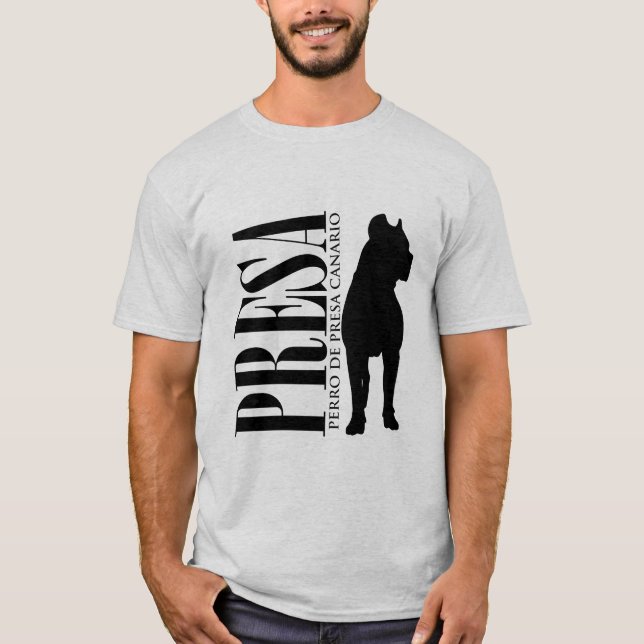 Camiseta Perro de Presa Canario - Dogo Canario (Anverso)