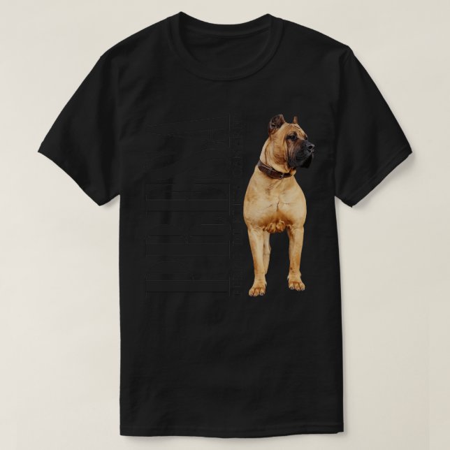 Camiseta Perro de Presa Canario Dogo Canario (11) (Diseño del anverso)