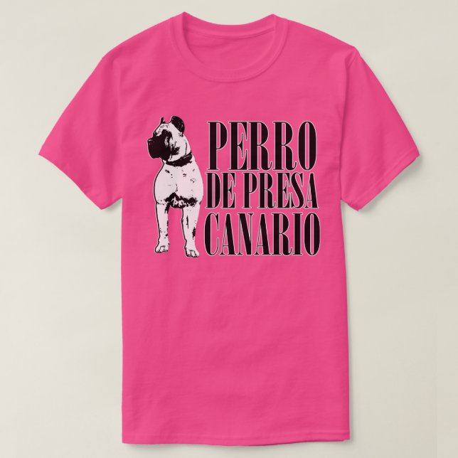 Camiseta Perro de Presa Canario Dogo Canario (7) (Diseño del anverso)