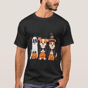 Camiseta Perro de presa canario fantasma Halloween truco o
