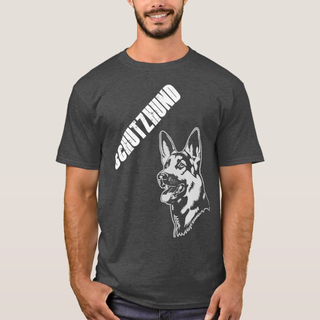 Camiseta Perro de protección Schutzhund en entrenamiento de (Anverso)