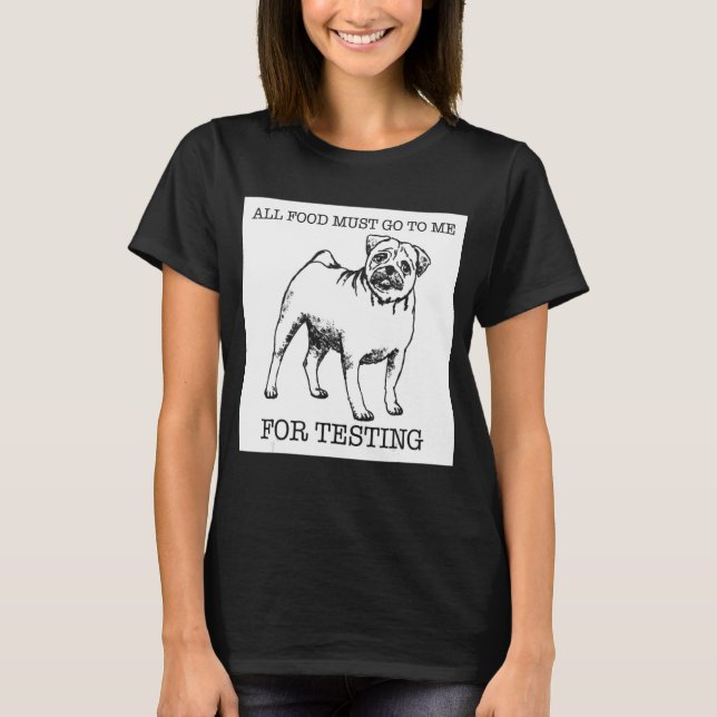Camiseta Perro de pug (Anverso)
