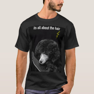 Camiseta perro de raza caniche divertido y lindo cachorro c