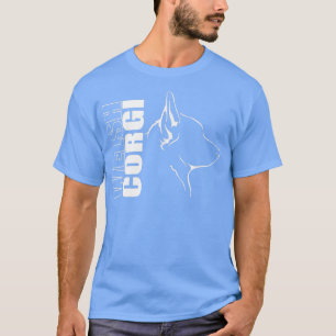 Camiseta Perro de raza de perro de perfil de Corgi galés or