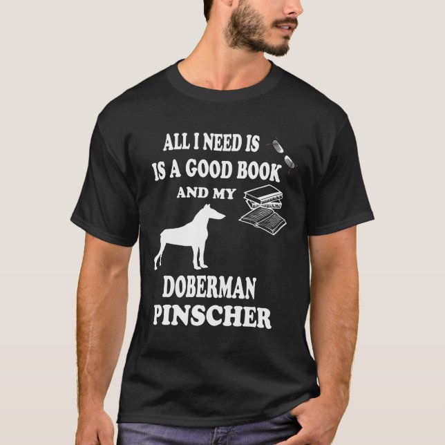 Camiseta Perro de raza Doberman Pinscher Doberman (Anverso)