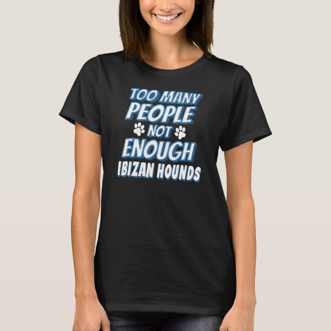 Camiseta Perro de raza enredadera ibicenco Perro antisocial (Anverso)