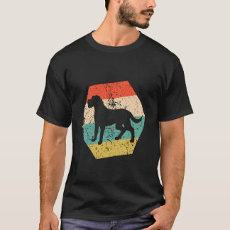 Camiseta Perro de raza Irish Wolfhound Hexágono angustiado