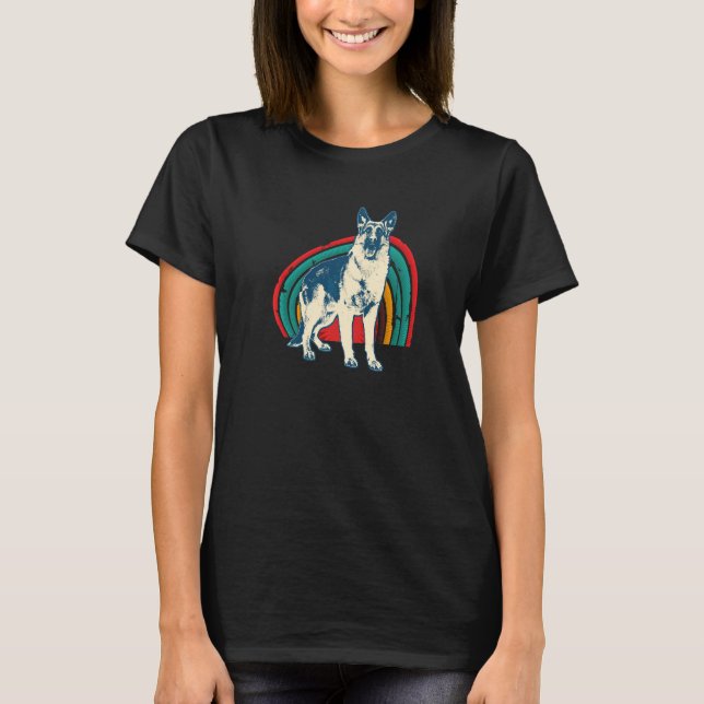Camiseta Perro de raza Pastor Alemán Gsd  2 (Anverso)