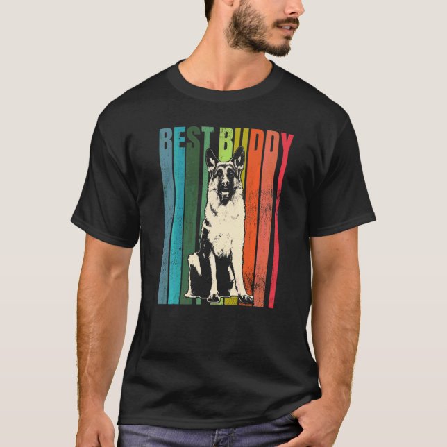 Camiseta Perro de raza Pastor Alemán Gsd  4 (Anverso)