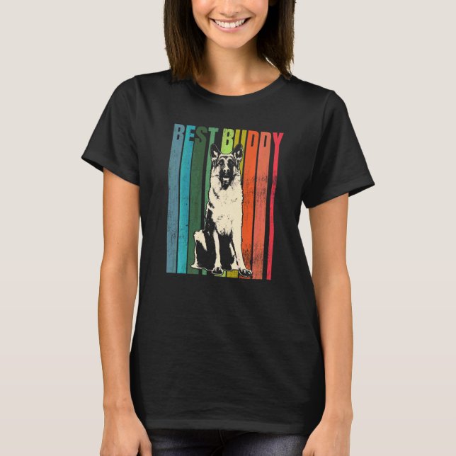 Camiseta Perro de raza pastor alemán Gsd  4 (Anverso)