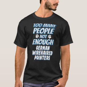Camiseta Perro de raza puntera alemán con hilo alámbrico an